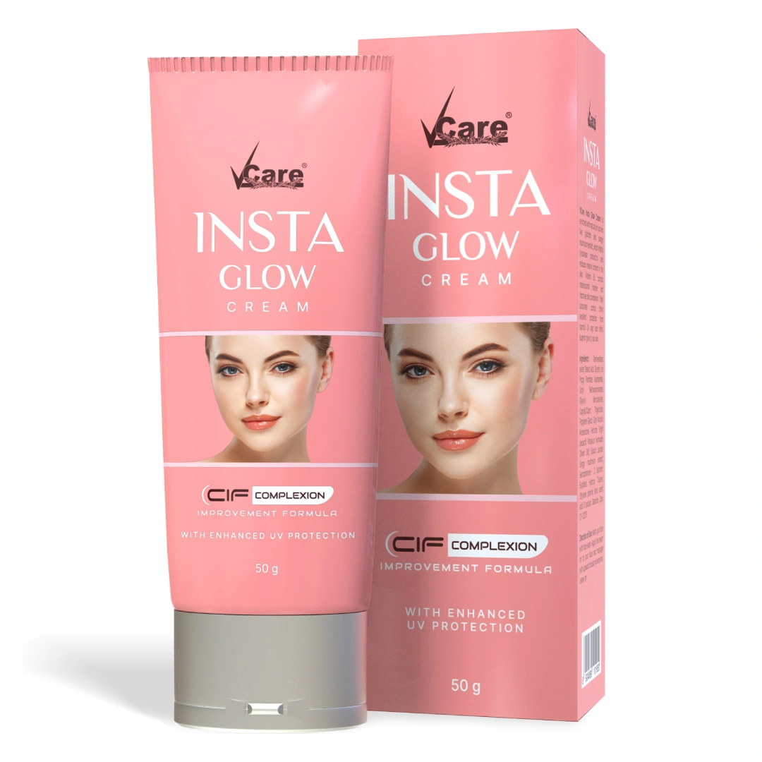 Glow in 10 Minutes – Insta Glow Cream with UV Shield – 50g